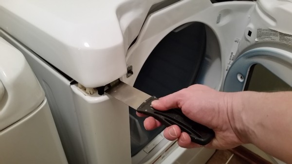 Removing the top of a Maytag Bravos Dryer