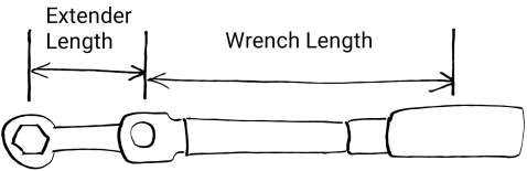 Torque-wrench-extender